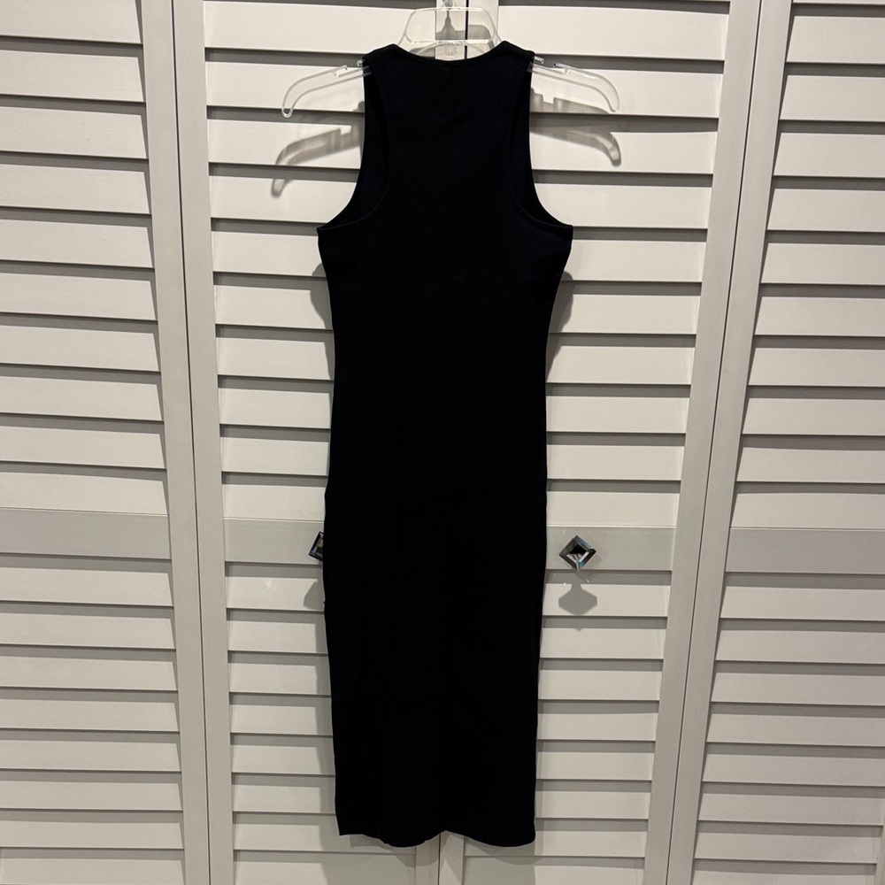 Forever 21 Black ribbed sleeveless Midi Dress - Picture 7 of 8